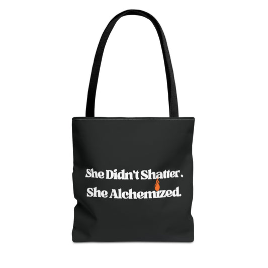She Didn’t Shatter Tote (Black)